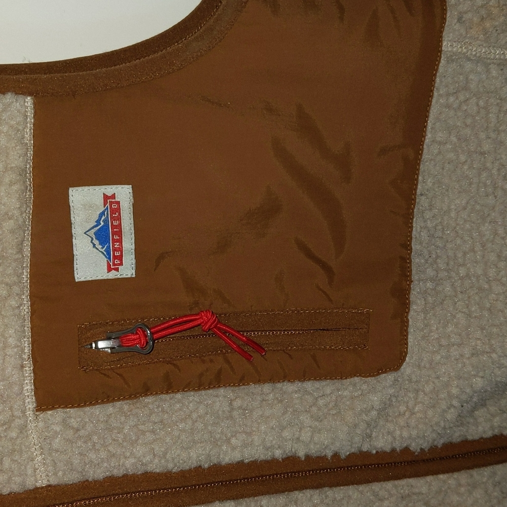Penfield Size M Plush Lined Zip Front Sleeveless Vest - Picture 3 of 12